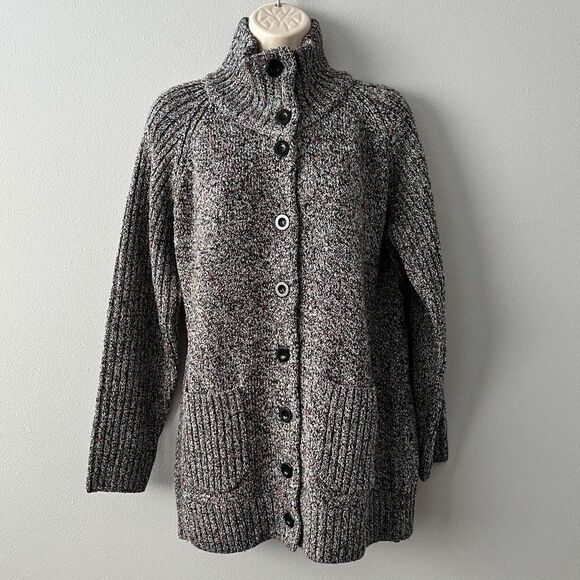 Draper's & Damon's Button Front Cardigan Sweater Size M - Picture 1 of 6